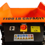 Detail K2 Big Dump 1100 Pound Electric Power Dump Cart - Image 5